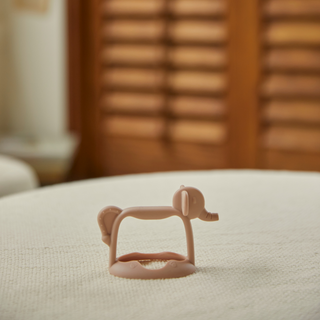 TGM - Silicone Elephanty Wrist Teether - Flamingo