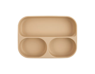 DonoDono - All-in-One Bento Box Set (3p) - Suction Plate + Divider + Cover Puppy Beige