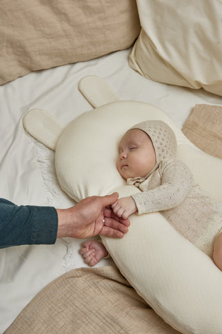 Canco - Sleepy Bunny Baby Pillow + Swaddle Set