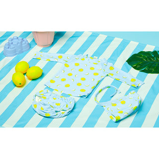 Babyan -  Baby Rashguard & Hat & Diaper Pants 3P Set (Lemoni)